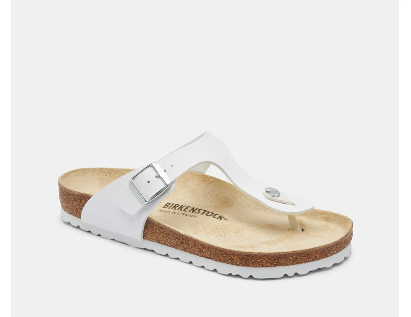 Birkenstock Unisex Gizeh Regular Fit Sandals - White