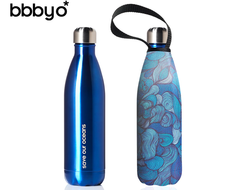 BBBYO Future Bottle & Carry Cover 750mL - Wind Print