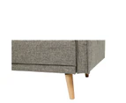 3 Seater Sofa Bed - Canningvale Urbano - Warm Taupe Melange