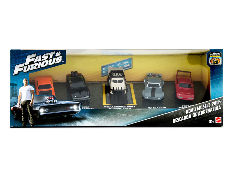 Fast & Furious Road Muscle 5 Car Pack