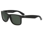 Ray-Ban Justin RB4165 Sunglasses - Black/Green 1