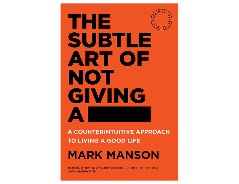 The Subtle Art Of Not Giving a F#ck Paperback Book by Mark Manson