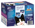 2 x Felix As Good As It Gets Favourite Selection Cat Food Chicken/Beef/Salmon 85g