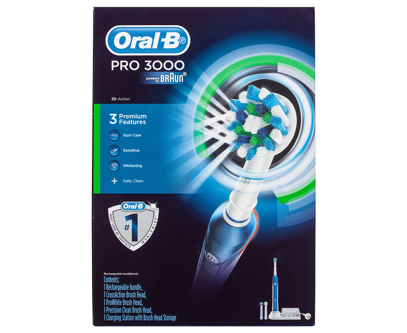 Oral-B Pro 3000 Rechargeable Electric Toothbrush Kit | EBay