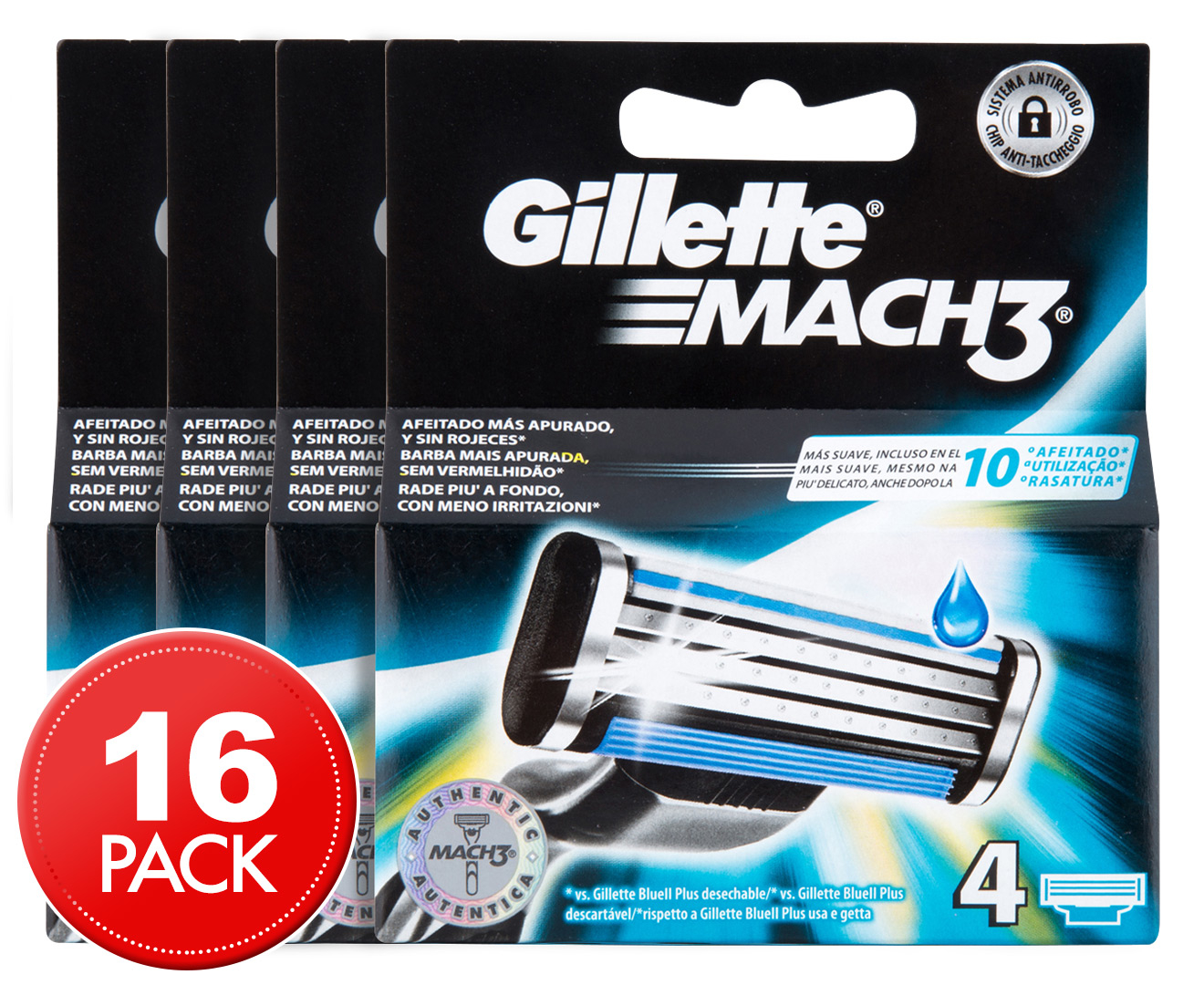 Лезвия gillette mach3 фото