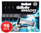 Gillette Mach3 Blades 16pk