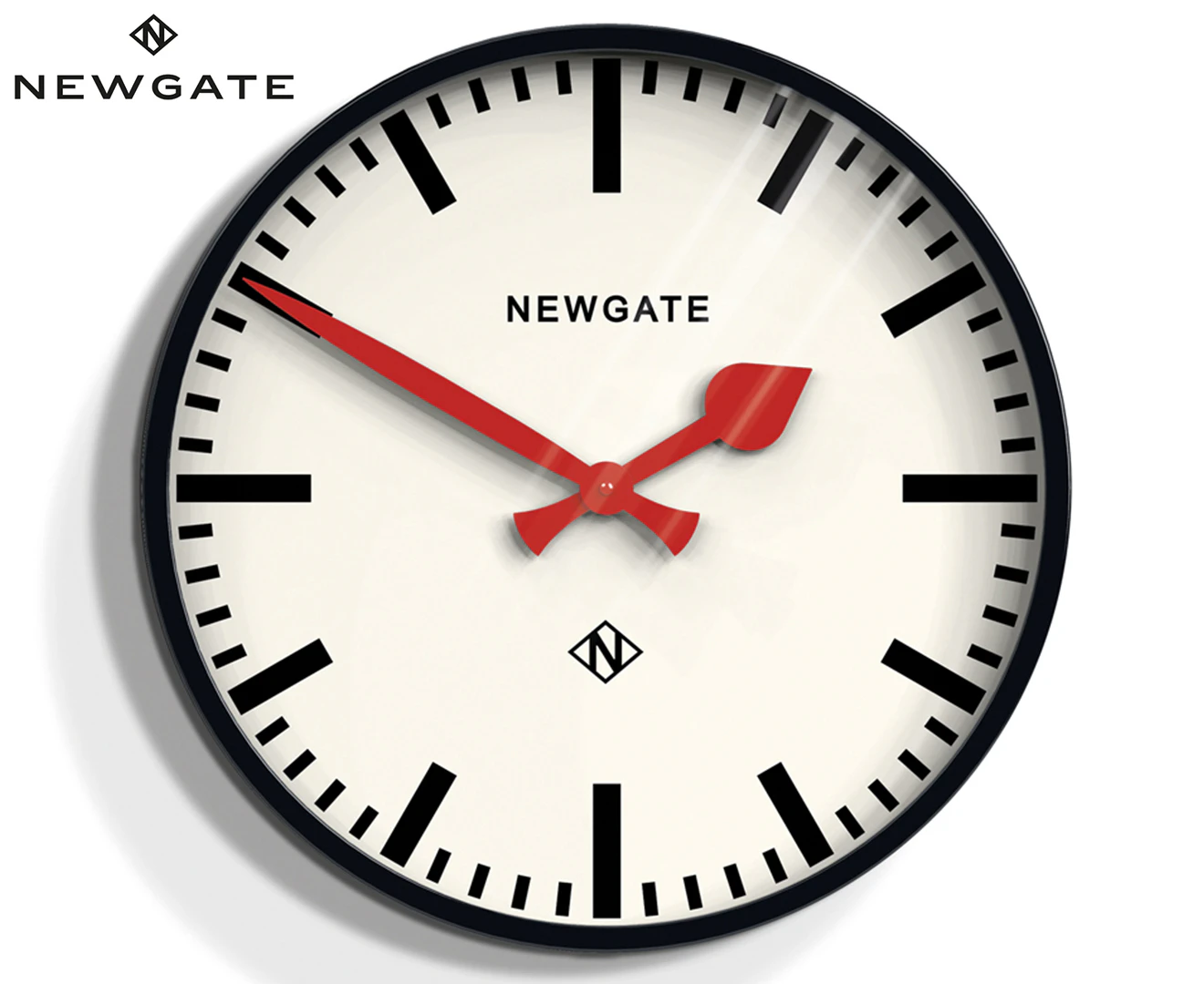 Newgate Putney Clock Black