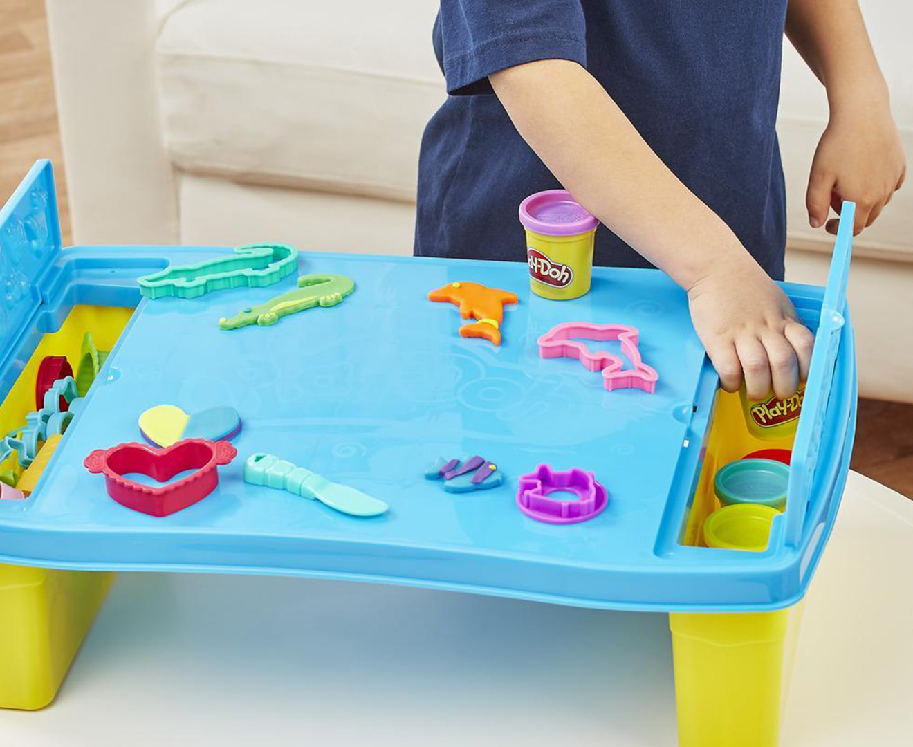 Play doh play on sale and store table