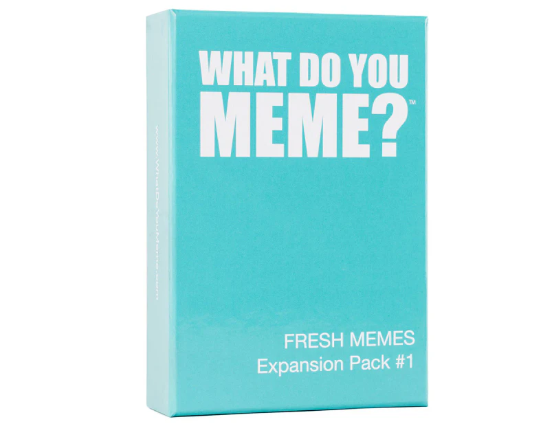 What Do You Meme? Fresh Memes Expansion Pack #1 Card Game