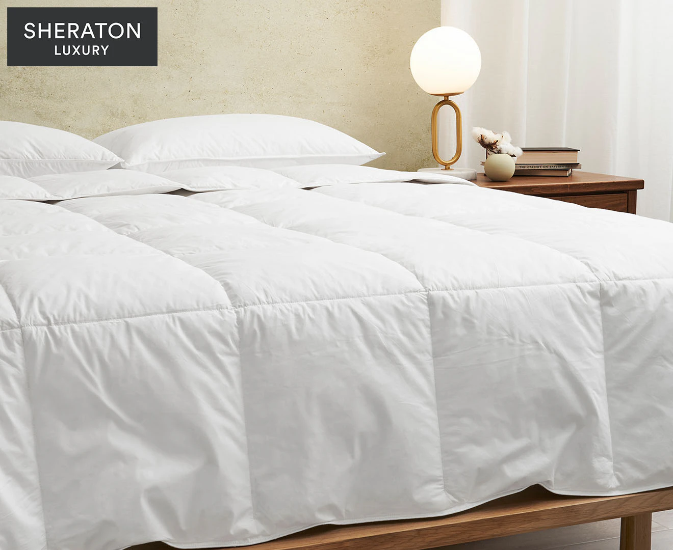 Sheraton Luxury Goose Feather & Down Quilt - White