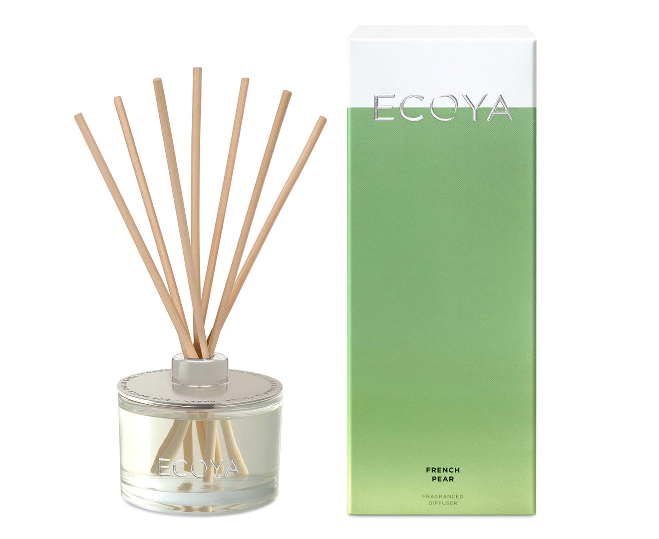 ECOYA French Pear Reed Diffuser 200mL - Green