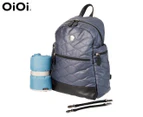 OiOi Cotton Quilt Backpack - Indigo