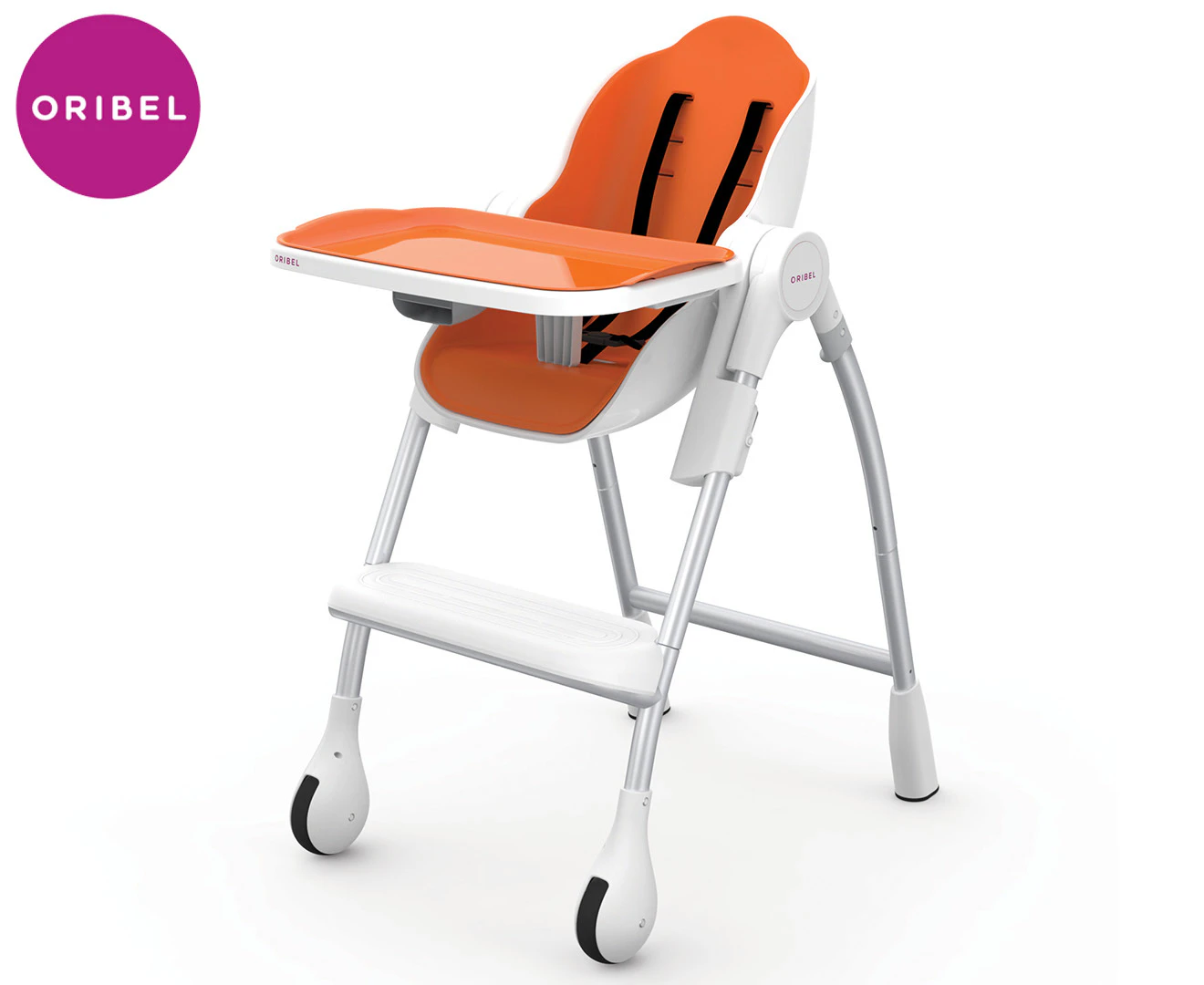 Oribel Cocoon High Chair - Orange