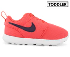 Nike Toddler Girls' Roshe One (TDV) Shoe - Ember Glow/Purple Dynasty-Pure