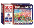 Puzzlebilities: Flags Of The World 500-Piece Jigsaw Puzzle