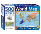 Puzzlebilities: World Map 500-Piece Jigsaw Puzzle
