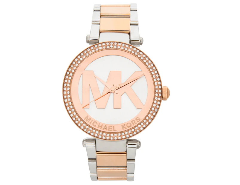 Michael Kors Women's 39mm Parker Watch - Rose Gold/Silver