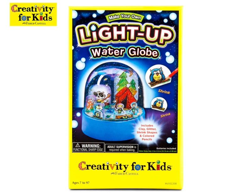 Creativity For Kids by Faber-Castell Light Up Water Globe Craft Kit