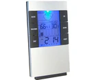 Home Office Indoor Electronic Backlight Thermometer Hygrometer Alarm Clock