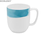 Ecology 380mL Watercolour Mug - Aqua/White