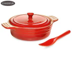 Chasseur 12.5cm La Cuisson Camembert Baker w/ Cheese Spreader - Red