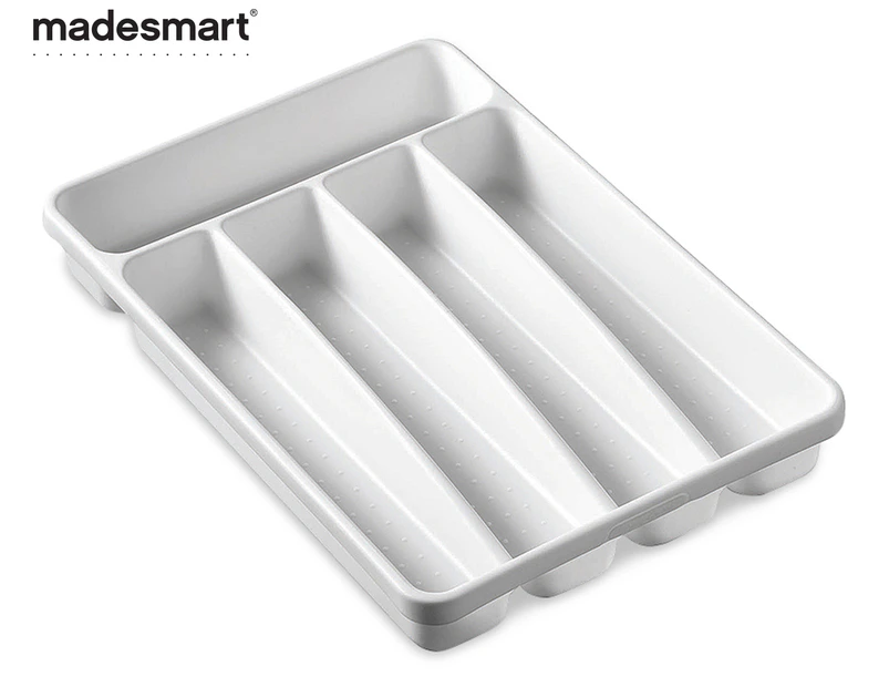 Madesmart 5-Compartment Cutlery Tray - White