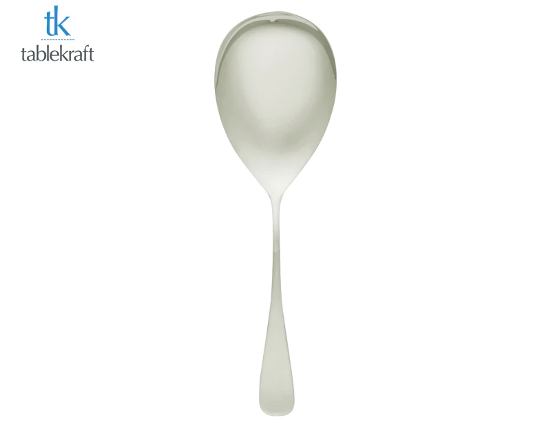 Tablekraft 25cm Bogart Rice Serving Spoon - Silver