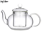 Leaf & Bean 600mL Chrysanthemum Glass Teapot w/ Filter