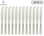 Set of 12 Tablekraft Bogart Cheese Knives - Silver
