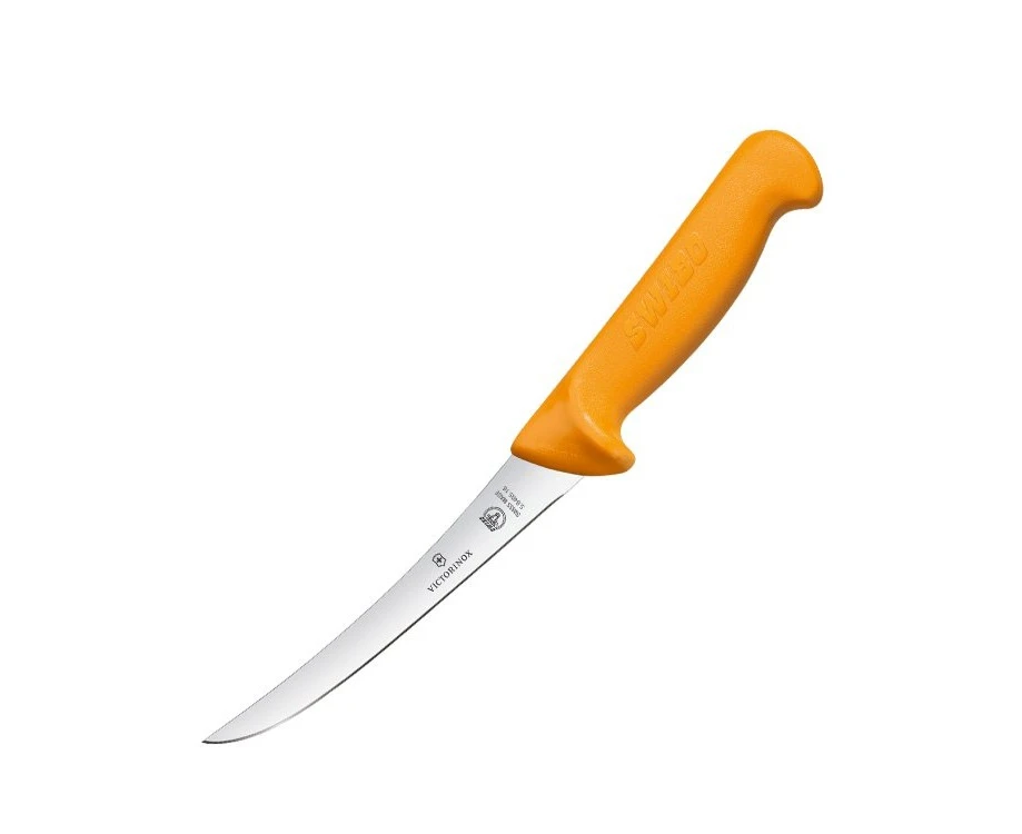 Victorinox Swibo Boning Knife 16cm Curved Blade 5.8405.16 Orange PI