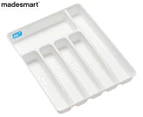 Madesmart 6-Compartment Basic Cutlery Tray - White