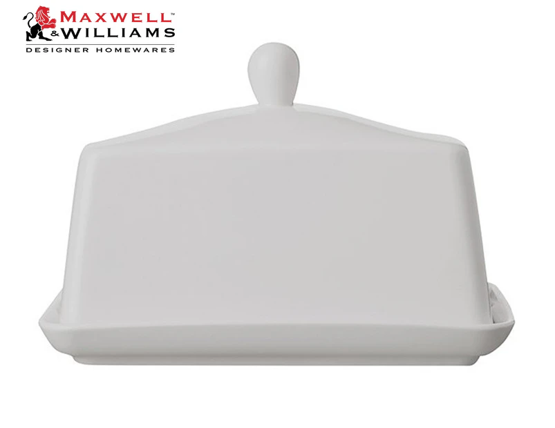 Maxwell & Williams White Basics Butter Dish
