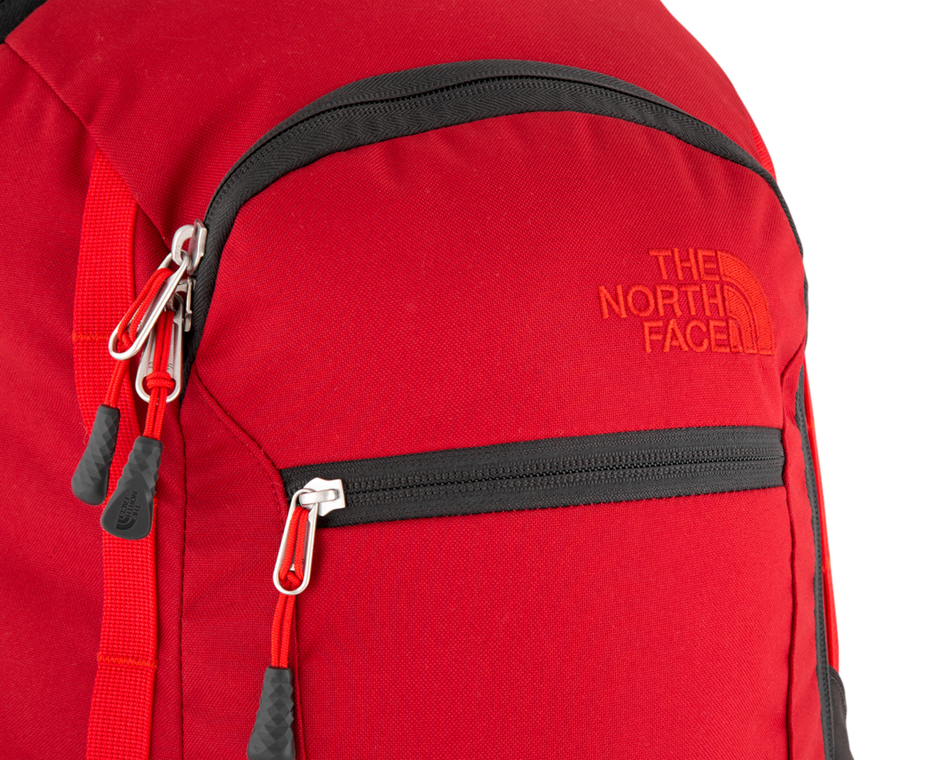 The North Face 27L Pivoter Backpack - Red/Asphalt Grey | Catch.com.au
