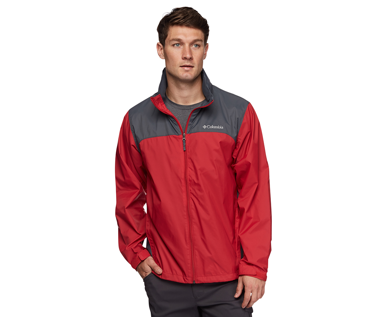 Columbia Men's Glennaker Lake Rain Jacket - Mountain Red | Catch.co.nz