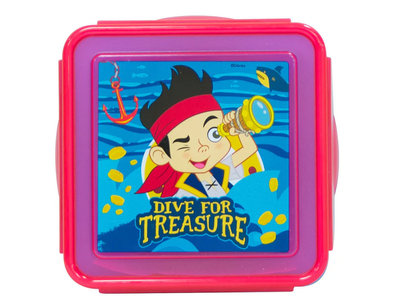 Zak! Jake And The Never Land Pirates Snap Sandwich Container - Red/Blue