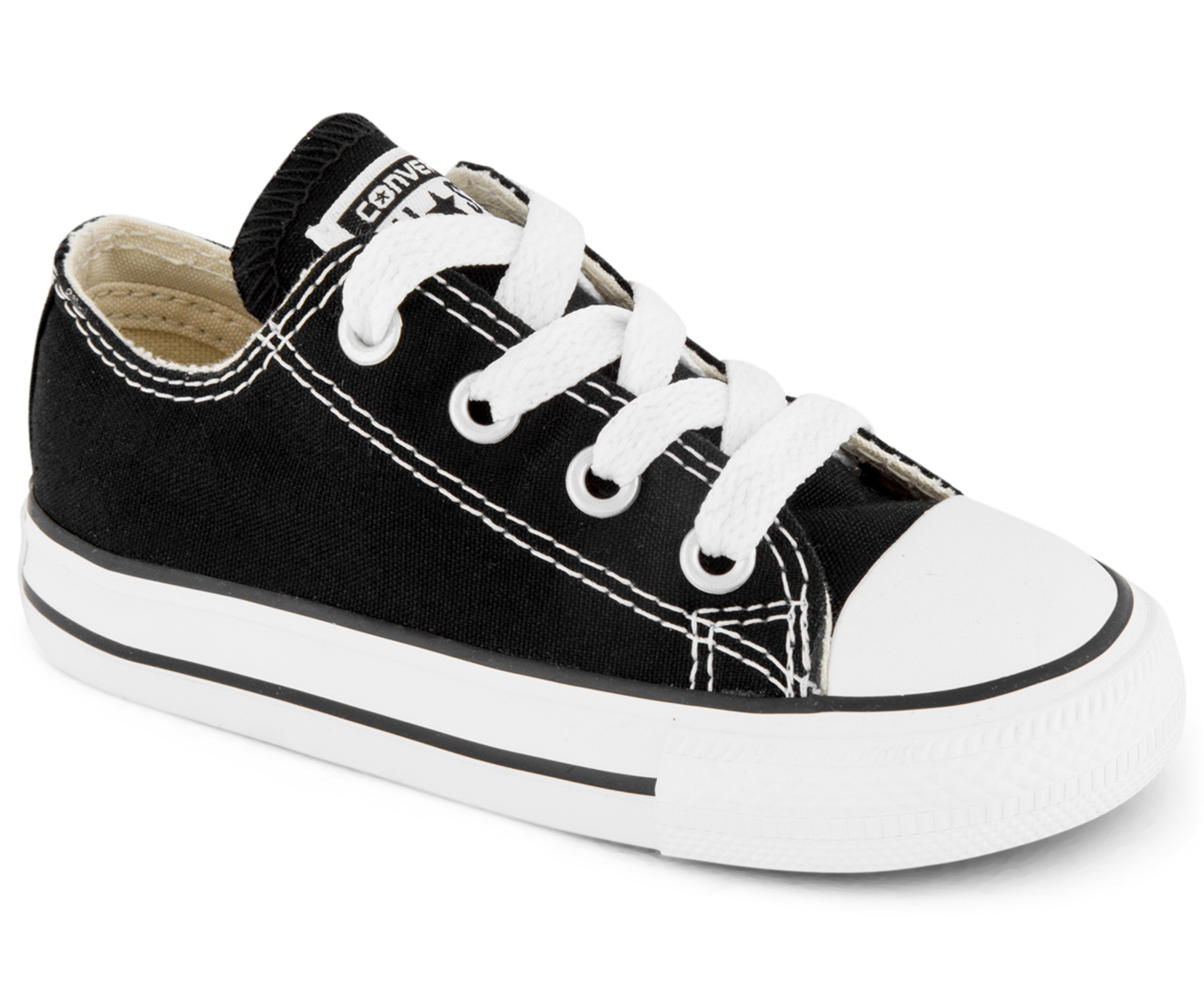 Converse Toddler Chuck Taylor All Star Low Top Sneakers - Black | Catch ...