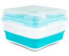 Cool Gear 5-Piece EZ-Freeze® Collapsible Bento Salad Kit - Blue