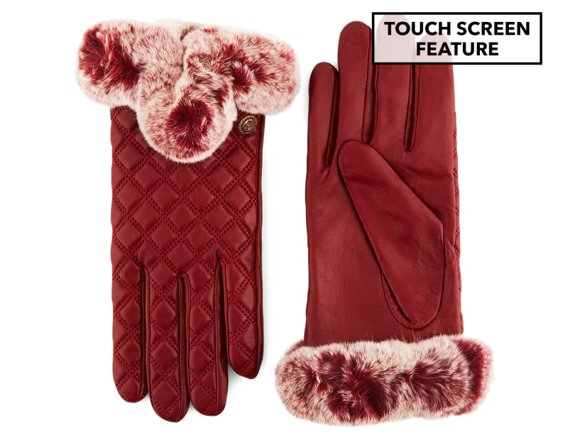 OZWEAR Connection Ugg Women's Touch Screen Glove - Wine