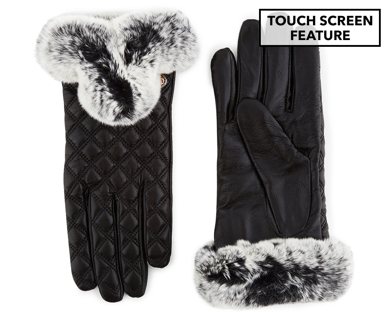 OZWEAR Connection Ugg Women's Touch Screen Glove - Black