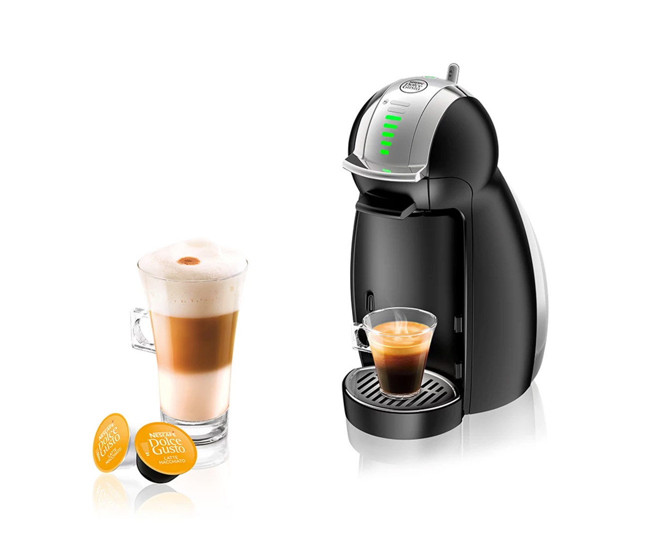 Nescafé Dolce Gusto Genio 2 Capsule Coffee Machine + Bonus Capsules ...