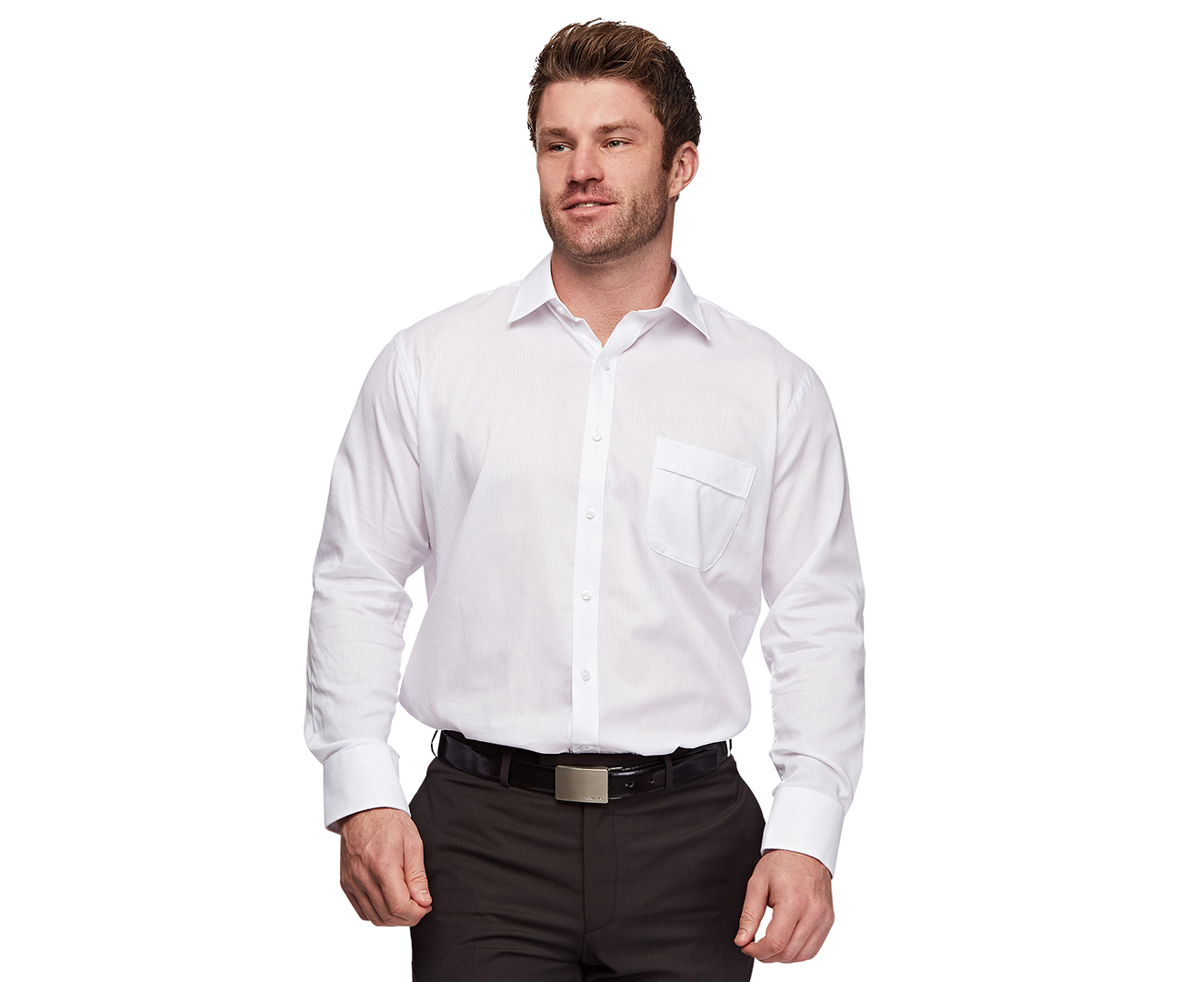 Van Heusen Men's Classic Relaxed Fit Shirt - White | Catch.co.nz