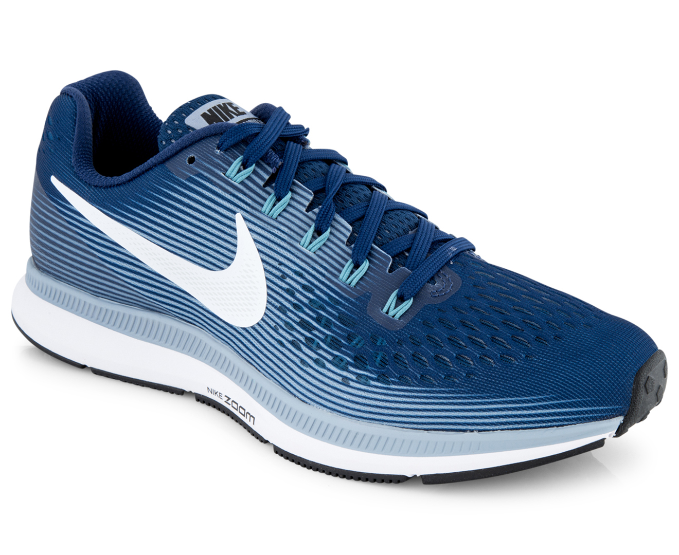 Nike Women's Air Zoom Pegasus 34 Shoe - Blue/Grey/White | Catch.co.nz