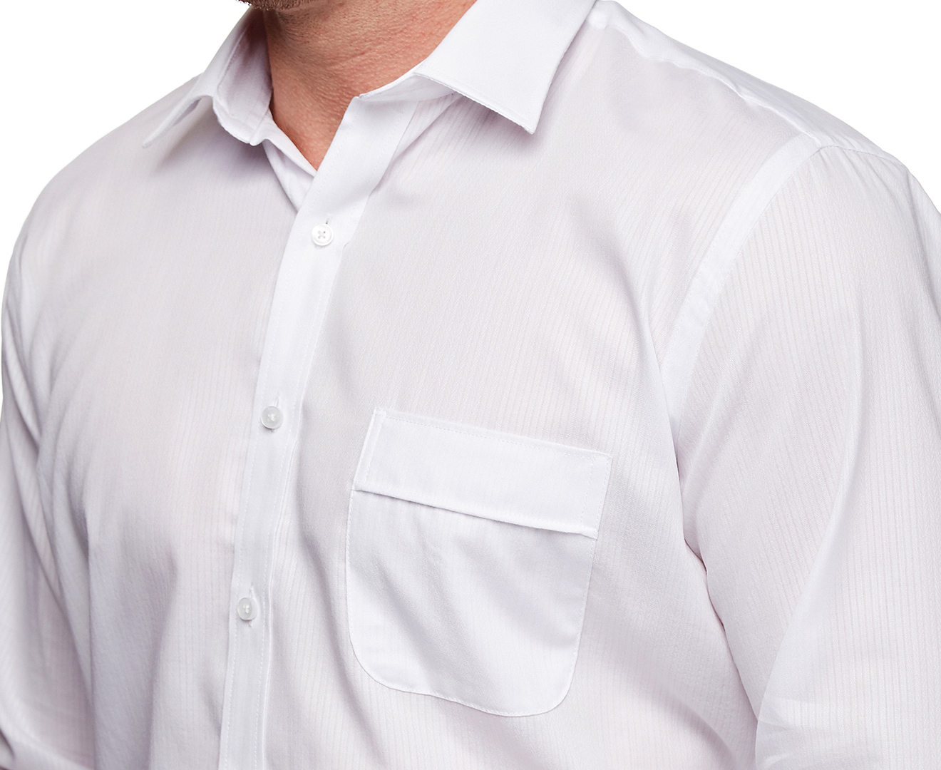 Van Heusen Men's Classic Relaxed Fit Shirt - White | Catch.co.nz