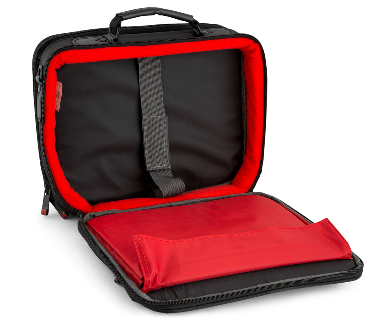 Tosca Lightweight Collection 10-Inch Laptop Bag - Black/Red | Catch.co.nz