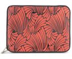 Florence Broadhurst 11.5-Inch Fingers Notebook Sleeve - Coral