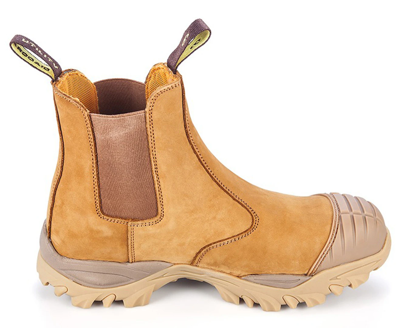 Diadora Unisex Craze Slip-On Work Boots - Wheat