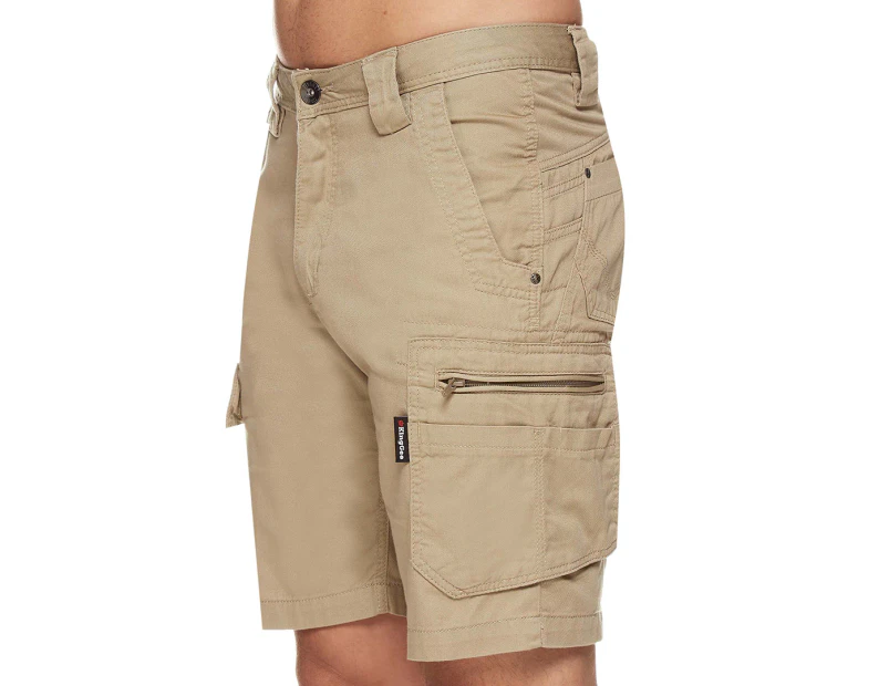 KingGee Men's Narrow Tradie Summer Shorts - Khaki