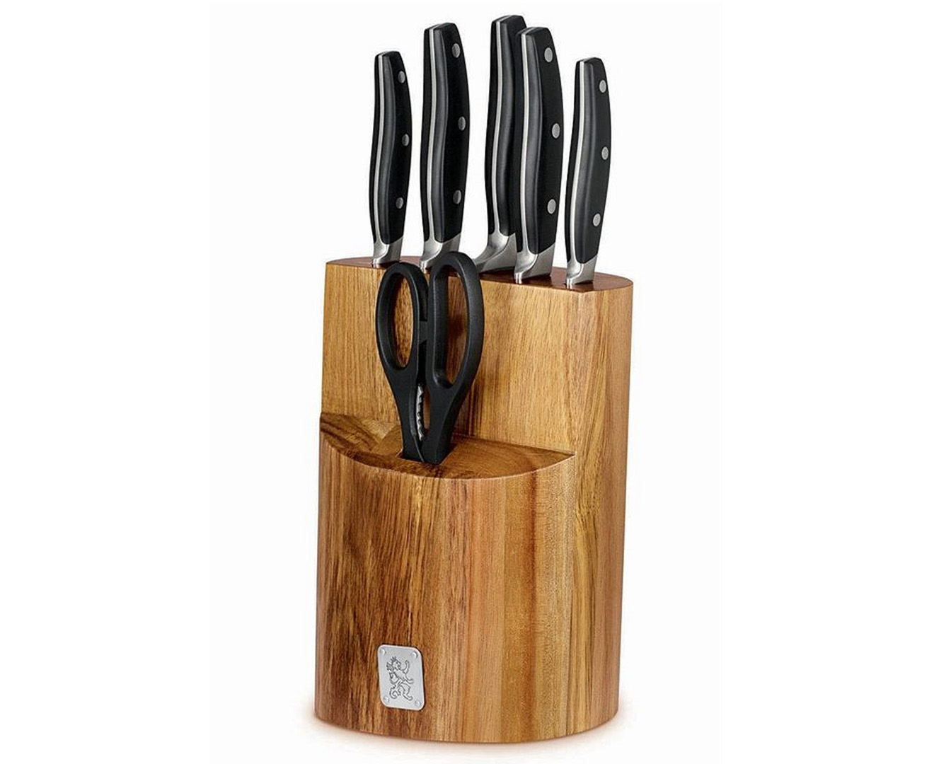 Stanley Rogers Versatile 7-Piece Knife Block Set - Matte Black | Catch ...