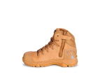Octane Lace Up Safety Boot with Zip - Honey