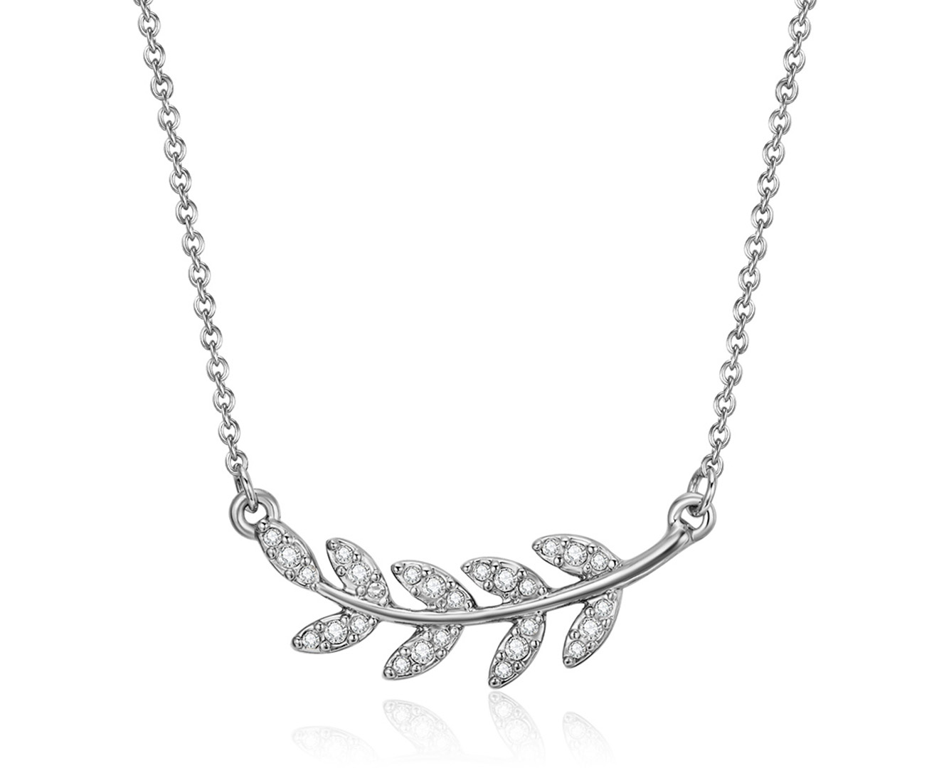 Mestige Autumn Necklace & Earrings Set w/ Swarovski® Crystals - Silver ...